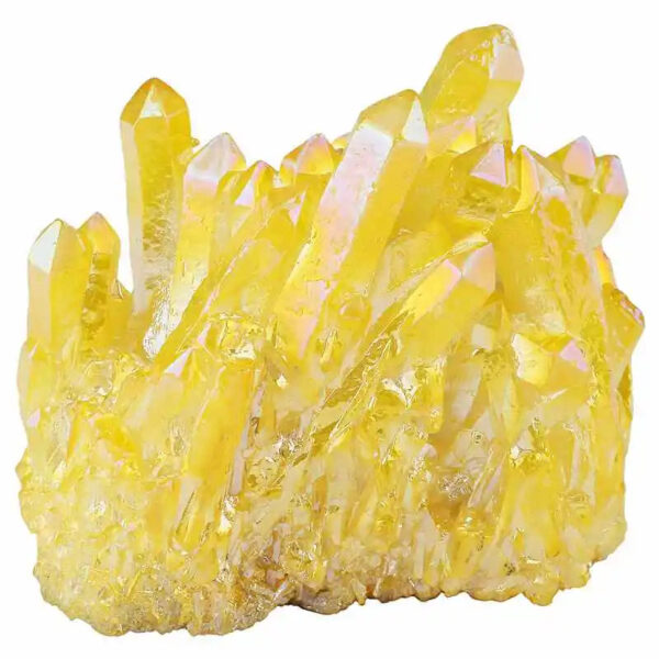 Natural Crystal Titanium Coated Aura Quartz Cluster Geode Druzy Home Decoration Gem stone Specimen