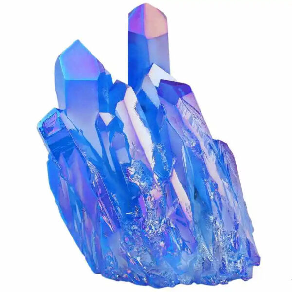 Natural Crystal Titanium Coated Aura Quartz Cluster Geode Druzy Home Decoration Gem stone Specimen
