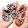 Natural Raw Crystals Druzy Half Agate Geode Mineral Irregular Gem stone Specimen