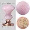 Wax Seal Stamp Sealing Wax Stamps Copper Seals With Natural Rose Quartz Seal Handle For Cards Envelopes Invitation Decoration
