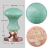 Wax Seal Stamps Head For Envelope Wedding Invitations Gift Wrapping Wax Stamp Sealing Tool With Natural Green Aventurine Handle