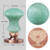Wax Seal Stamps Head For Envelope Wedding Invitations Gift Wrapping Wax Stamp Sealing Tool With Natural Green Aventurine Handle
