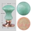 Wax Seal Stamps Head For Envelope Wedding Invitations Gift Wrapping Wax Stamp Sealing Tool With Natural Green Aventurine Handle