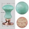 Wax Seal Stamps Head For Envelope Wedding Invitations Gift Wrapping Wax Stamp Sealing Tool With Natural Green Aventurine Handle