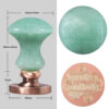 Wax Seal Stamps Head For Envelope Wedding Invitations Gift Wrapping Wax Stamp Sealing Tool With Natural Green Aventurine Handle