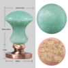 Wax Seal Stamps Head For Envelope Wedding Invitations Gift Wrapping Wax Stamp Sealing Tool With Natural Green Aventurine Handle