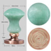 Wax Seal Stamps Head For Envelope Wedding Invitations Gift Wrapping Wax Stamp Sealing Tool With Natural Green Aventurine Handle