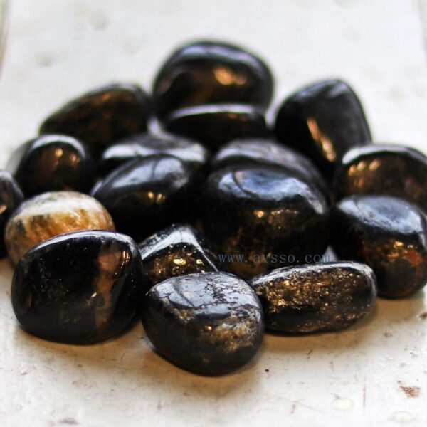 Crystal Healing~Black Tourmaline Tumbled Stone