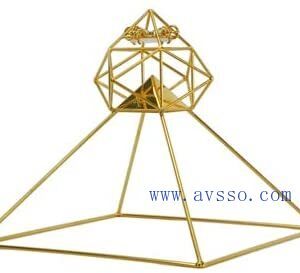 Buddha Maitreya~Meditation Head Pyramid with Solar Orb Solar Form Amplified Capstone 9inch, Perfectly Handcrafted 51-Degree
