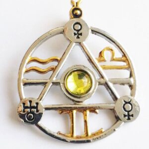 Elemental Air Magickal Talisman and Card-magickal Pendulum, Magickal Pendant, Strega Luna,esoteric jewelry, Celtic jewelry,magickal jewelry