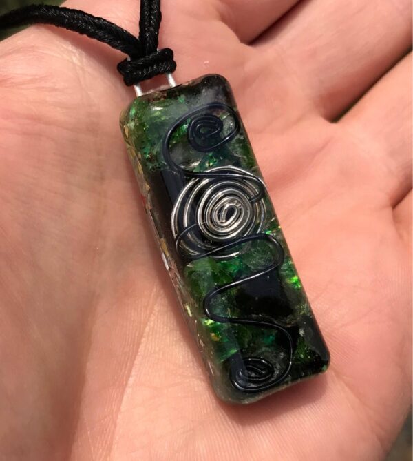 Moldavite Orgone Energy Pendant