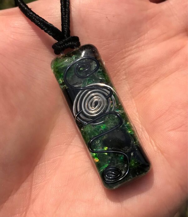 Moldavite Orgone Energy Pendant