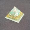 Orgonite® Pyramid Energy Healing Orgone® Pyramids Small seed of life with Amazonite & quartz crystal EMF / RF Protection