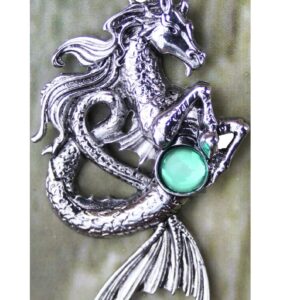 NEW! Kelpie for Mysterious Spirit Pendant w/ Chain, Card and Pouch-magickal enchanted gifts for anyone...any time!, unique magickal charm,