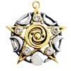 Star Of Skellig for Spiritual Growth Pendant w/ chain, card and pouch-prestige enchanted jewelry and pendants, magickal crystal jewelry