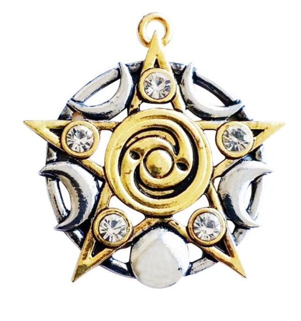 Star Of Skellig for Spiritual Growth Pendant w/ chain, card and pouch-prestige enchanted jewelry and pendants, magickal crystal jewelry
