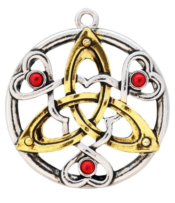 Charm Of Cu Chulainn for Fierce Determination Pendant w/ chain, card and pouch-prestige enchanted jewelry and pendants, magickal jewelry