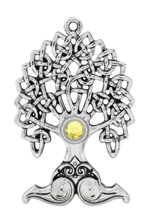 Merlin's Oak for Intuitive Power Pendant w/ chain, card and pouch-prestige enchanted jewelry and pendants, magickal crystal jewelry