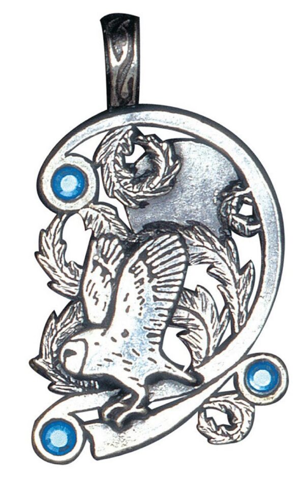 Owl, for Wisdom and Psychic Ability Pendant w/ chain-prestige enchanted jewelry and pendants, magickal crystal jewelry-magickal owl pendant