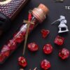 Potion Flask Dice~Potion of Healing & Legendary Hero Sword : Polyhedral Dice Set of 7 with RPG Fantasy Potion Flask | Dungeons and Dragons Dice | DnD Dice Set