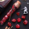 Potion Flask Dice~Potion of Healing & Legendary Hero Sword : Polyhedral Dice Set of 7 with RPG Fantasy Potion Flask | Dungeons and Dragons Dice | DnD Dice Set