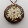 Orgonite® Pendant, Metatrons cube 64 tetrahedron orgone® amulet pendant for Protection of EMF & RF radiaton from cellphones