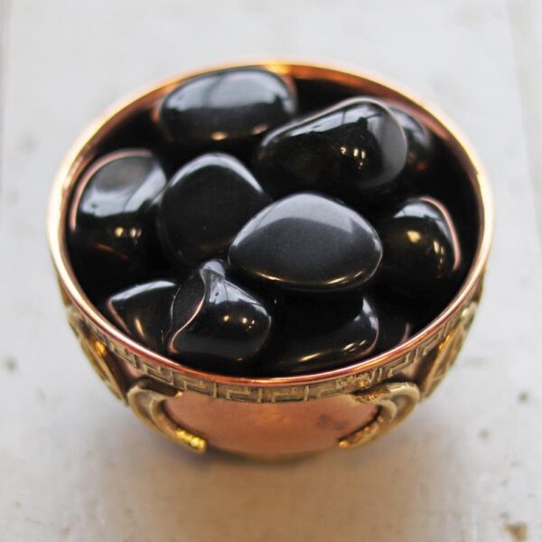 Crystal Healing~Black Obsidian Tumbled Stone