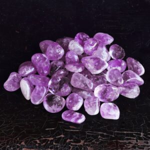 Crystal Healing~Amethyst Tumbled Stone(1 lb)