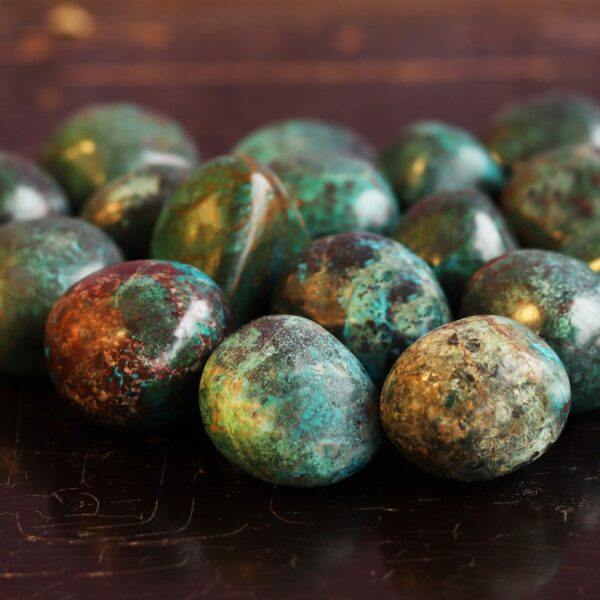Crystal Healing~Chrysocolla Tumbled Stone(1 lb)