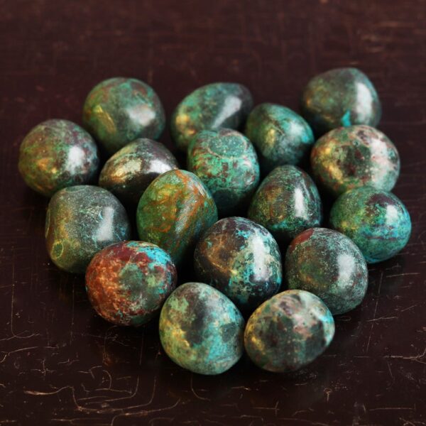 Crystal Healing~Chrysocolla Tumbled Stone(1 lb)