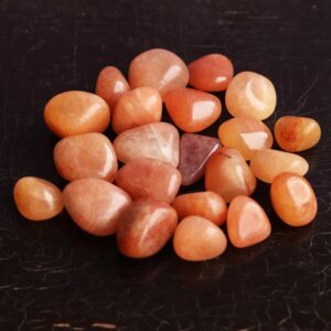 Crystal Healing~Aventurine, Red Tumbled Stone
