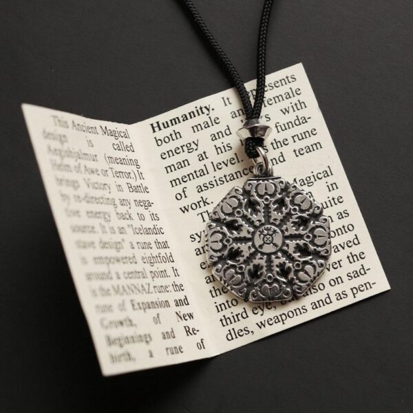Magical Talisman~Helm of Awe Necklace