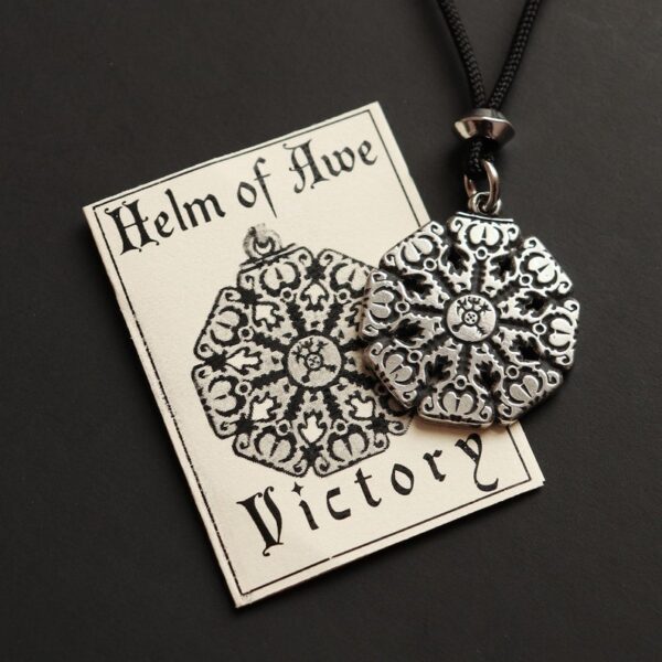 Magical Talisman~Helm of Awe Necklace