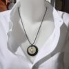 Orgone orgonite® Greek-fire all-powerful pendant, 5G and EMF block, ultimate black and gold power, 2 MWOs, total protection, welfare