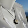 Orgone orgonite® Greek-fire all-powerful pendant, 5G and EMF block, ultimate black and gold power, 2 MWOs, total protection, welfare