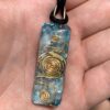 Blue Topaz Orgone Energy Pendant