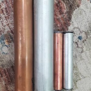 Giant Egyptian Tuning Calibration Healing Rods of Maat - Copper & Zinc - Earth Rod edition for spiritual calibration and orientation