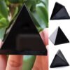 Obsidian Pyramid Enery Healing Natural Crystal Stone