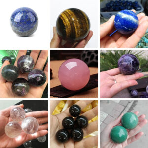 Energy Healing~100% Natural Crystal Ball Energy  Polished Very Beautiful Reiki Healing 20mm-30mm Stones and Crystals  Healing Stones