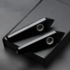 Obsidian Pipe Smoking Point Natural Quartz Crystal Healing