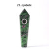 Obsidian Pipe Smoking Point Natural Quartz Crystal Healing