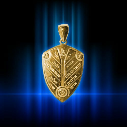 Magical Talisman~Amulet Shield Divine wisdom + silver plated