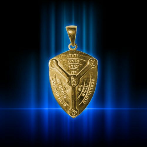 Magical Talisman~Amulet Shield Divine wisdom + silver plated