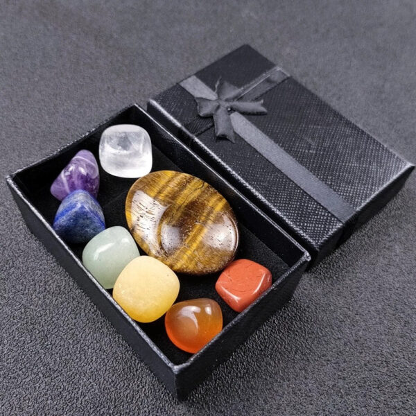 14pcs/Set Reiki Natural Chakra Stones Irregular Polishing Rock Yoga Mineral Energy Healing Quartz Crystal Wand Home Decoration