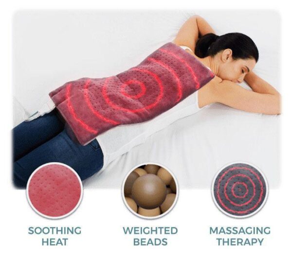 calming weighted heating pad