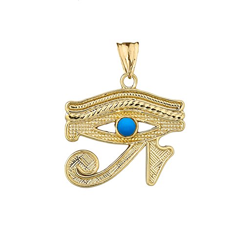 Eye Of Horus Gold Pendant