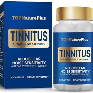 Tinnitus Relief for Ringing Ears Supplement - 1200MG, Relieve Ear Ringing &Reduce Ear Noise/Buzzing, Fast Acting Ear Tinnitus Relief Supplement