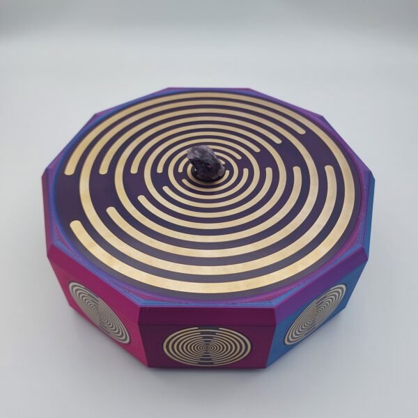 ✨ Large Decagon Prism Lakhovsky MWO Charging Station – Scalar Wave Harmonizer & Orgonite Energy Amplifier ✨