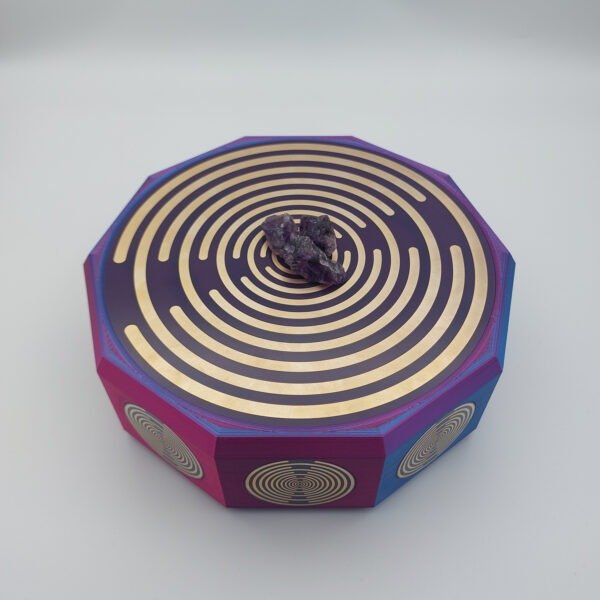 ✨ Large Decagon Prism Lakhovsky MWO Charging Station – Scalar Wave Harmonizer & Orgonite Energy Amplifier ✨