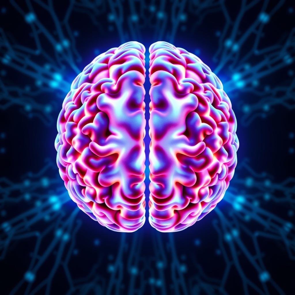Brain scan showing hemisphere synchronization during frequency therapy program
